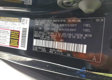 2024 Toyota Sienna Xle from USA, damaged, VIN 5TDYSKFC6RS151705